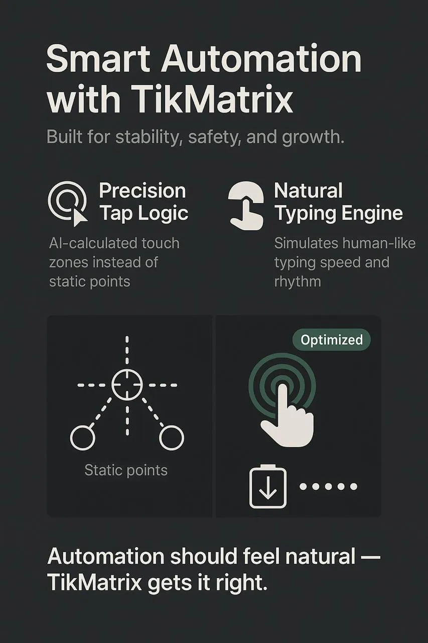 Человекоподобная автоматизация — TikMatrix