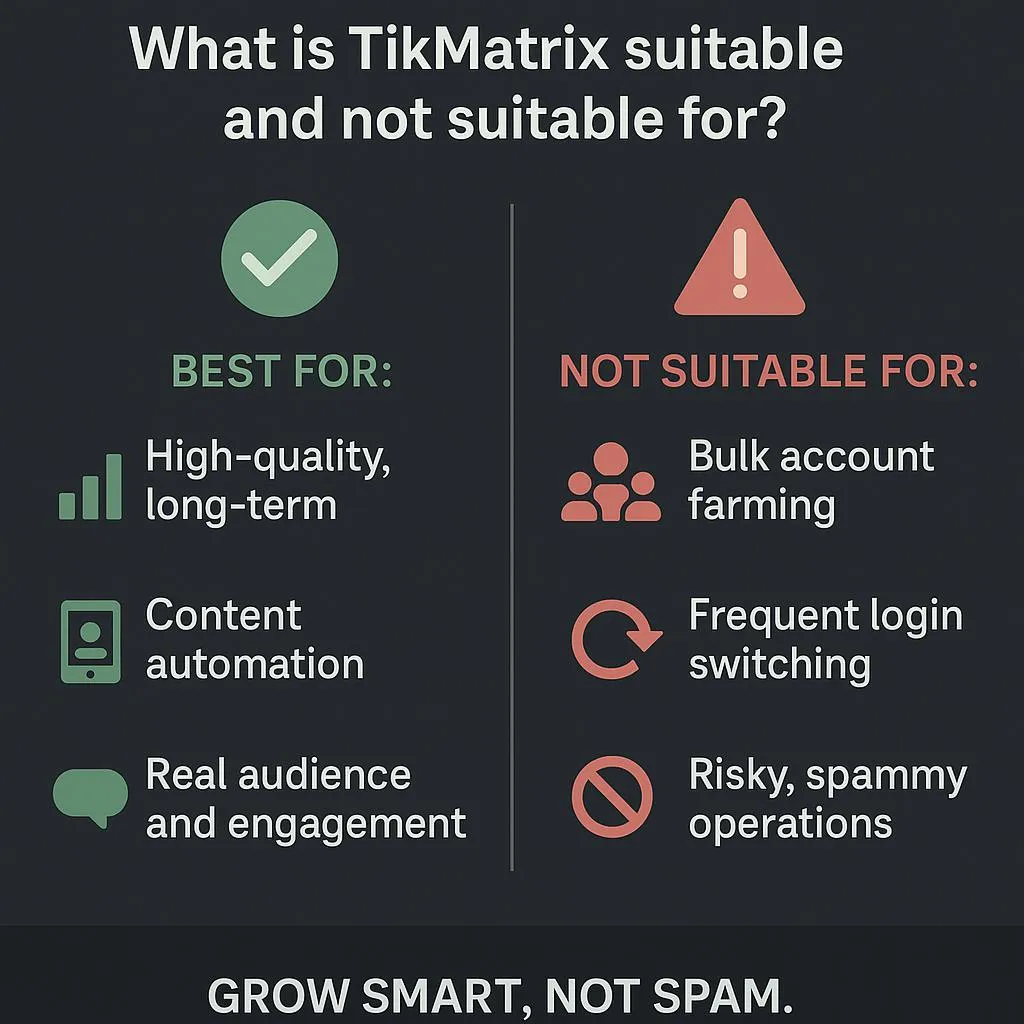 TikMatrix Kullanım Senaryoları